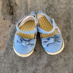 Chambray espadrilles sandals